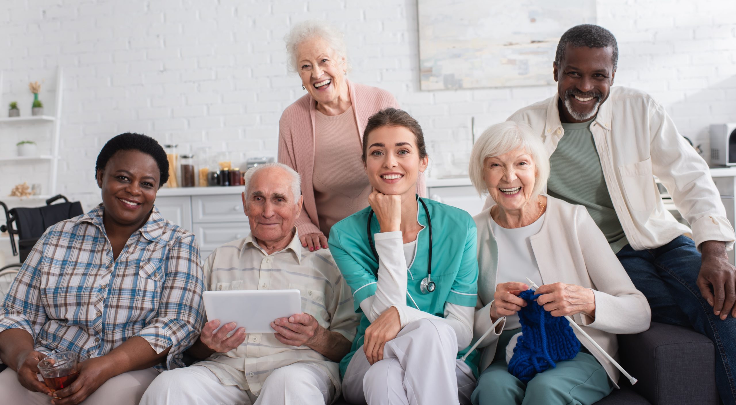 Nursing home community members including residents, family and staff.