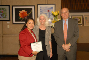 rene Reyes with Libby Watson and Dean Richard Kurz