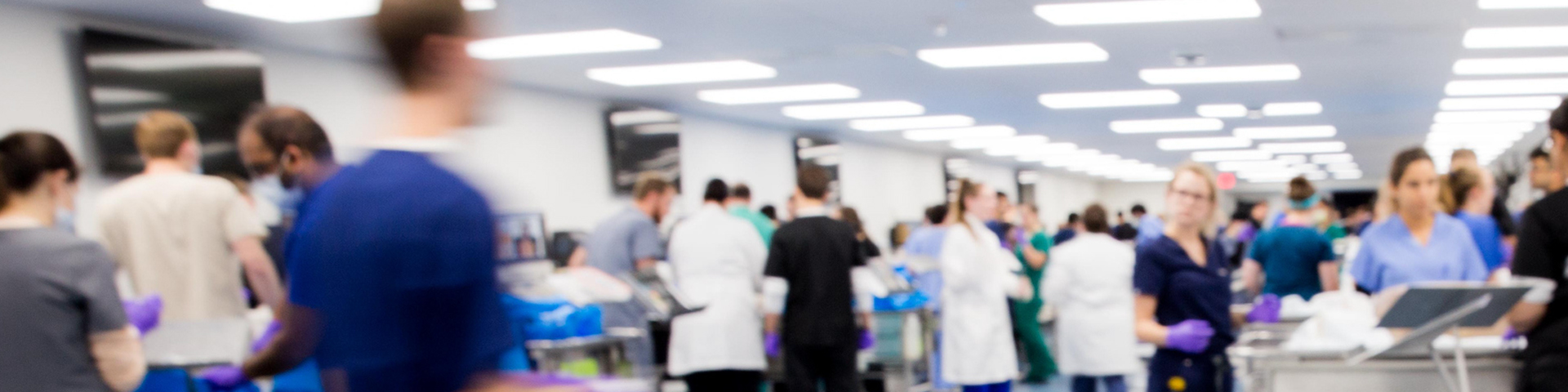 photo of students in clinic setting