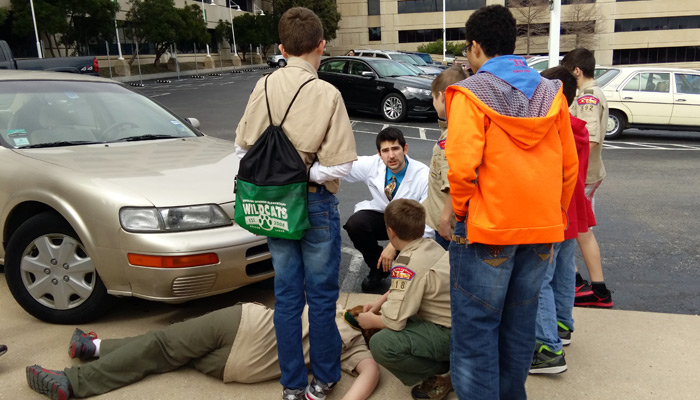 Boyscouts at UNTHSC 3