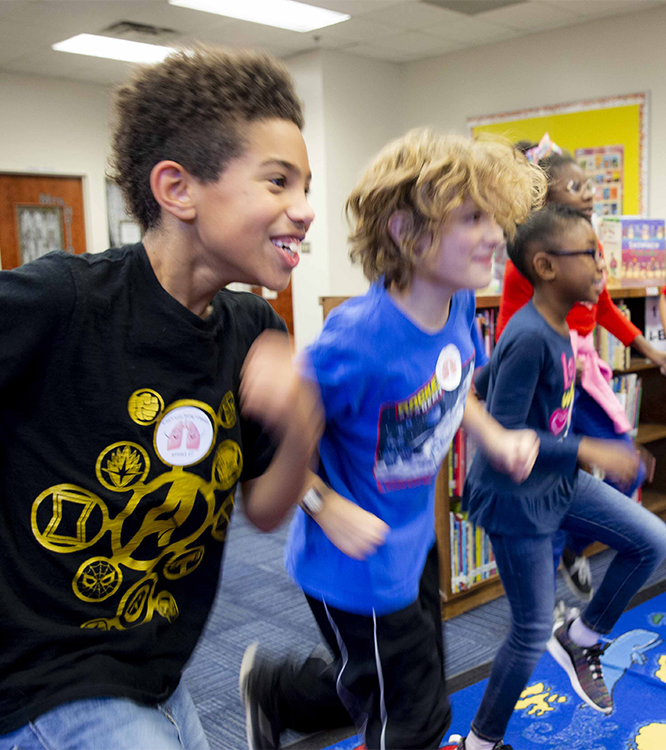 Kids in classroom