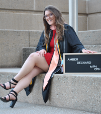 Amber Deckard, School of Public Health 2021 Dean’s Commencement Award for Academic Achievement Recipient