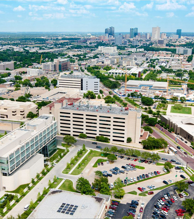 UNTHSC Campus Aerial