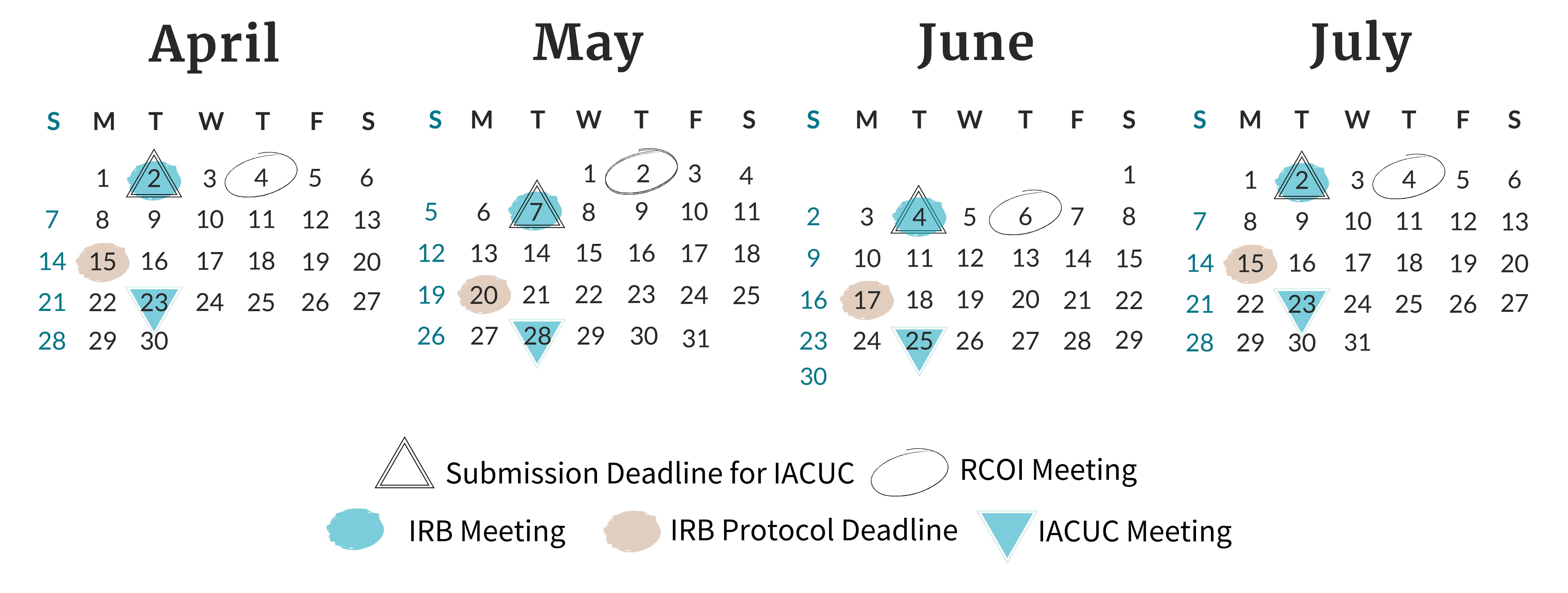 ORC Quarterly Calendar Q3