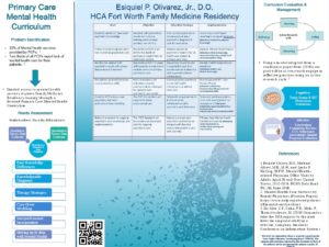 Primary Care Mental Health Curriculum Esiquiel P. Olivarez, Jr., D.o.