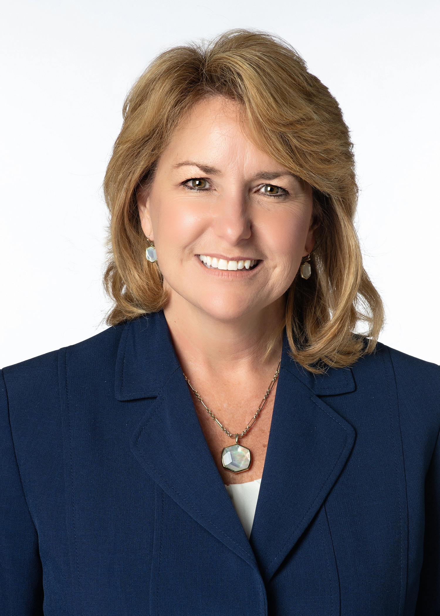 Dr. Cindy Weston Navy Blue Blazer Headshot